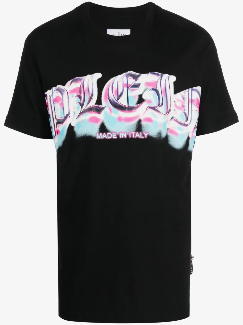Philipp Plein logo-print short-sleeved T-shirt | Black | Image 1