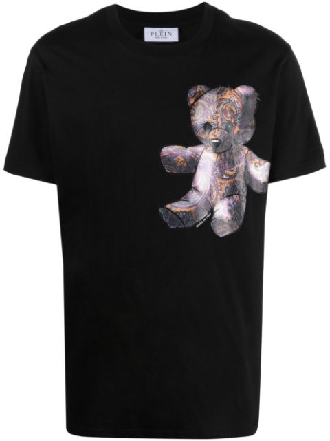 Philipp Plein teddy bear-print cotton T-shirt Men