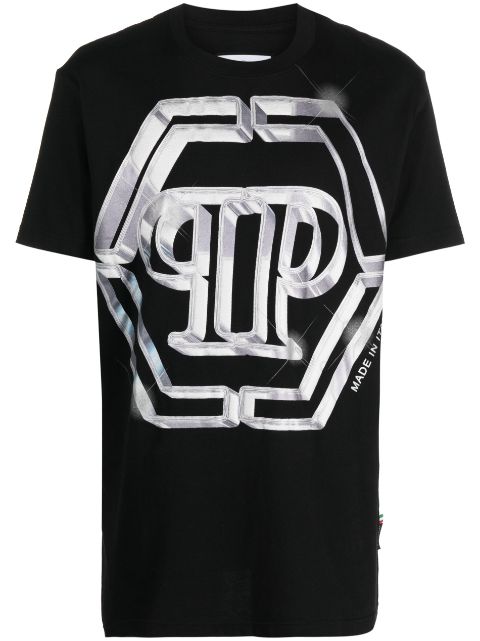 Philipp Plein logo-print short-sleeved T-shirt Men