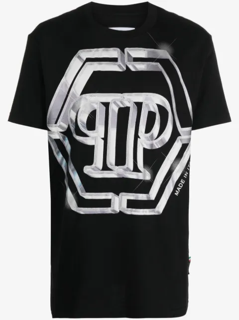 Philipp Plein logo-print short-sleeved T-shirt