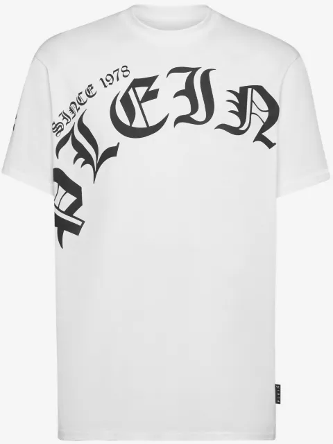 Philipp Plein playera con logo estampado