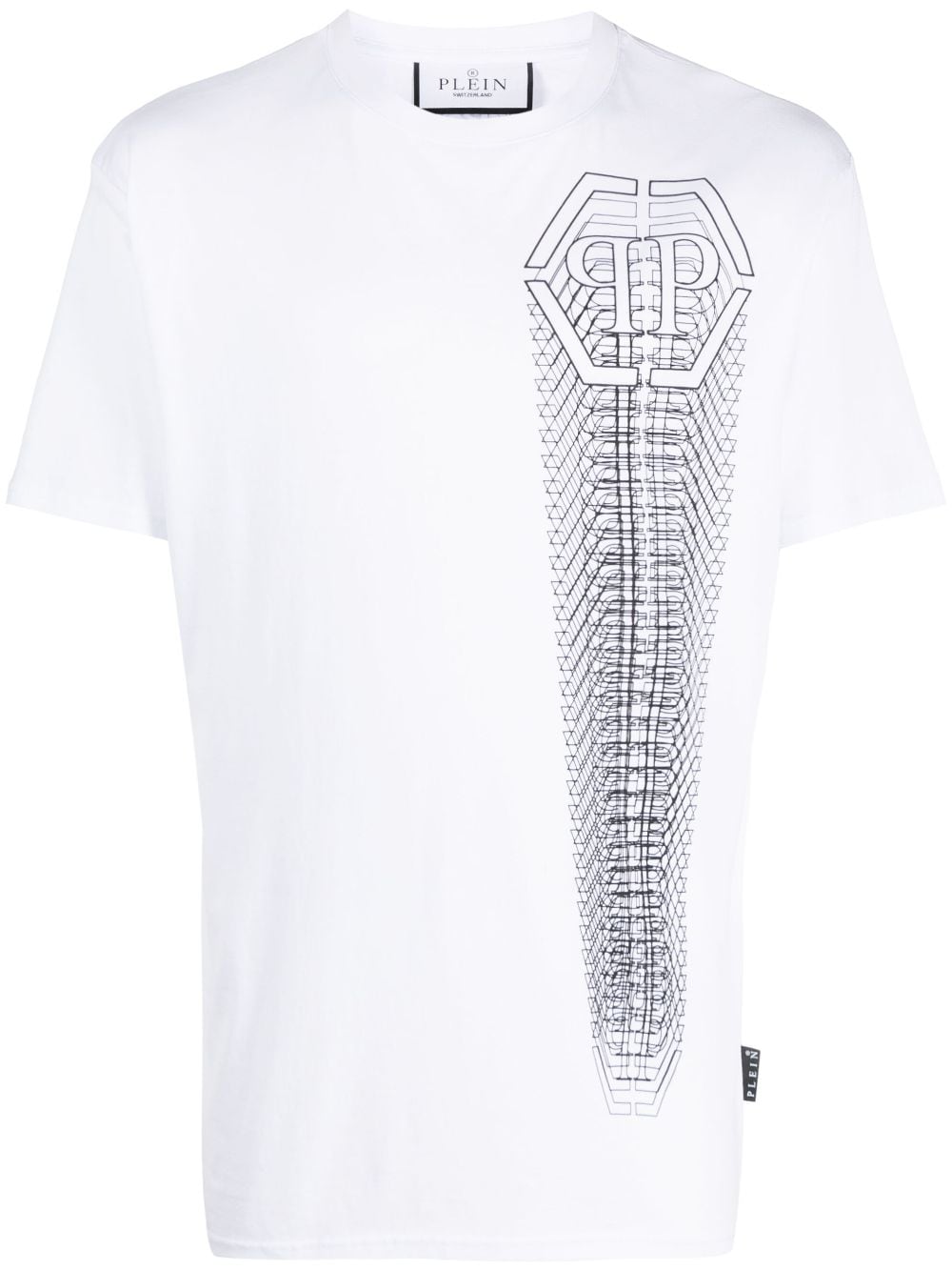 Philipp Plein Round-neck Ss T-shirt In White