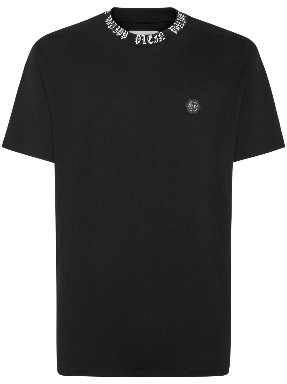 Philipp Plein logo-neck Cotton T-shirt - Farfetch