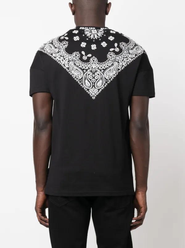 Philipp Plein ペイズリー Tシャツ | ブラック | FARFETCH JP