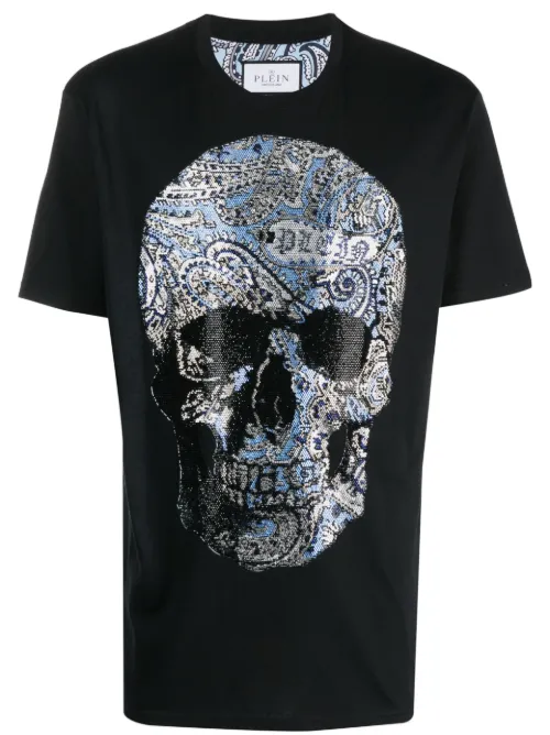 T-shirt à motif tête de mort - Philipp Plein - Modalova