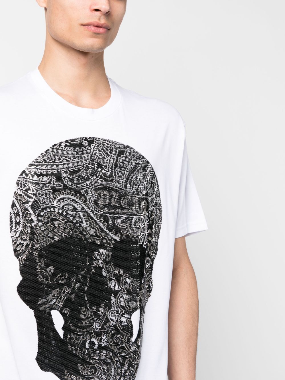 Philipp Plein skull-print cotton T-shirt Men