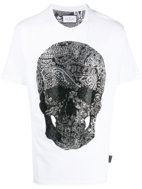 Philipp Plein skull-print cotton T-shirt Men