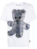 Philipp Plein teddy-bear motif short-sleeve T-shirt - White