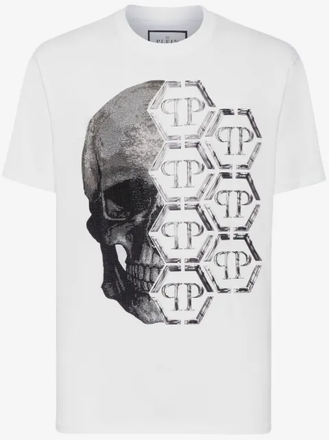 Philipp Plein playera con estampado gráfico