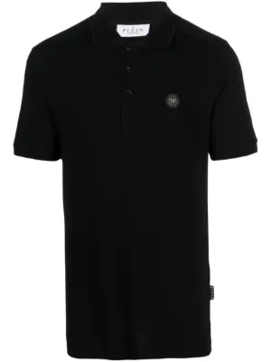 Moncler ロゴ ポロシャツ | ブラック | FARFETCH JP