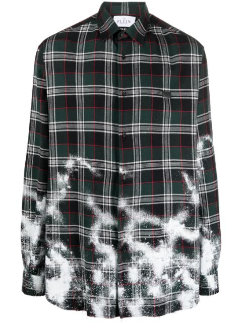 Philipp Plein Dandy tartan-check shirt Men