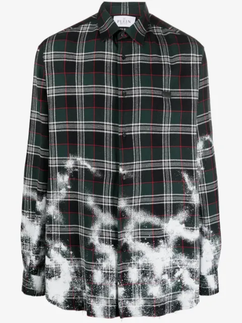 Philipp Plein Dandy tartan-check shirt