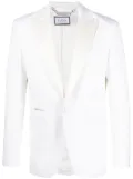 Philipp Plein single-breasted wool blazer - White