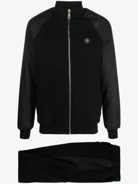 Philipp Plein logo-appliqué tracksuit