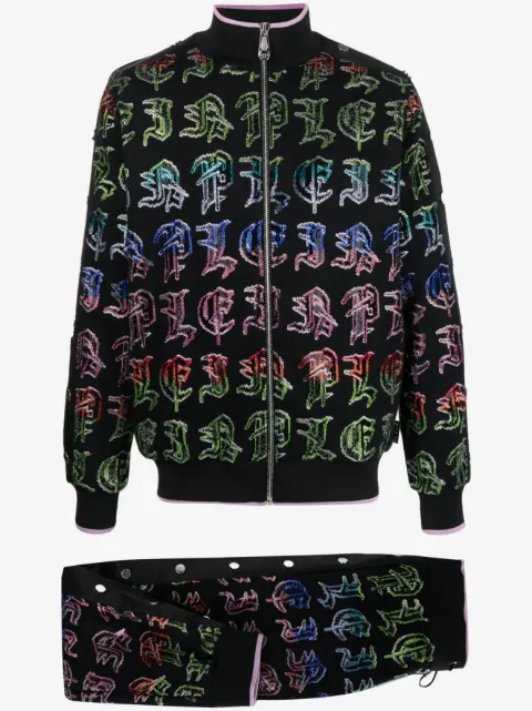 Philipp Plein Jogginganzug mit Logo-Print