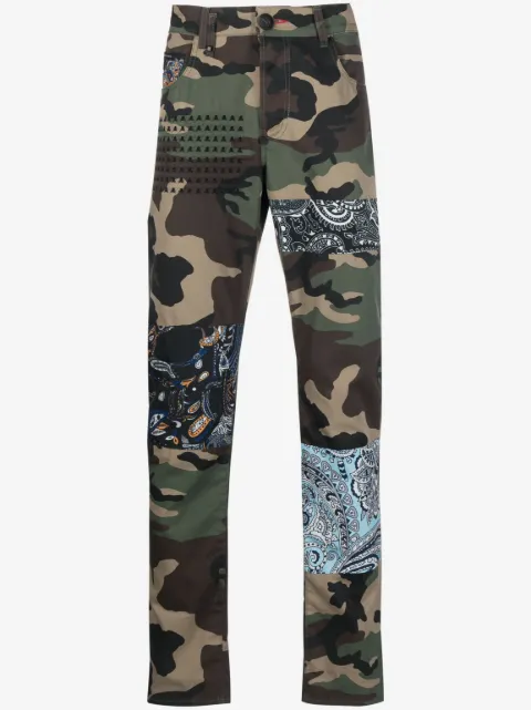 Philipp Plein Gerade Jeans mit Camouflage-Print