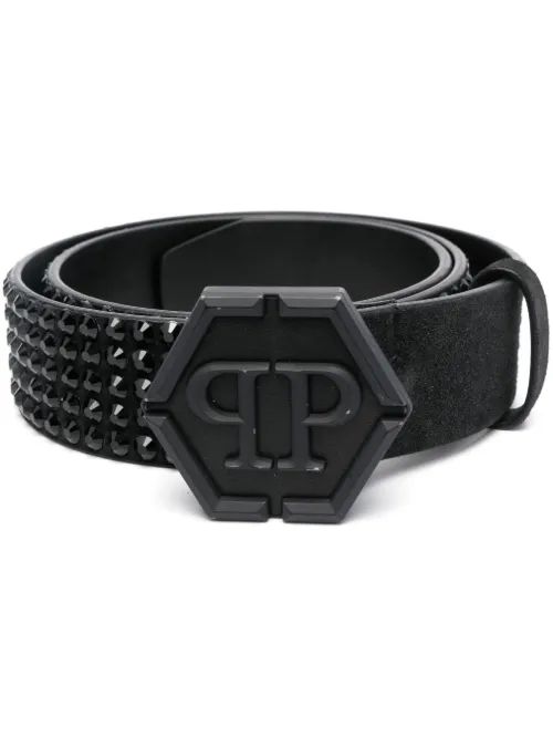 Ceinture à logo embossé - Philipp Plein - Modalova