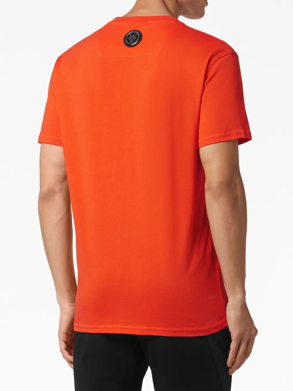 Plein Sport T-shirt met logoprint Oranje