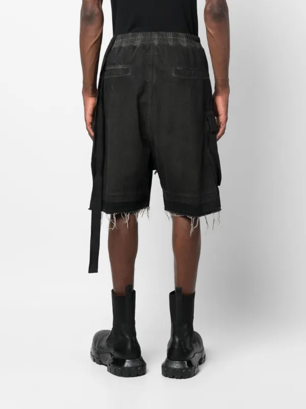 RICK OWENS DRKSHDW デニムカーゴショートパンツ-