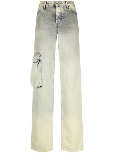 Off-White Toybox Laundry wide-leg jeans Women