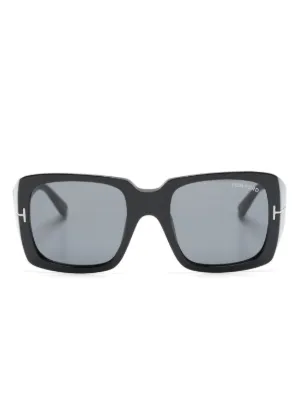 TOM FORD Eyewear スクエアフレーム サングラス | ブラック | FARFETCH JP