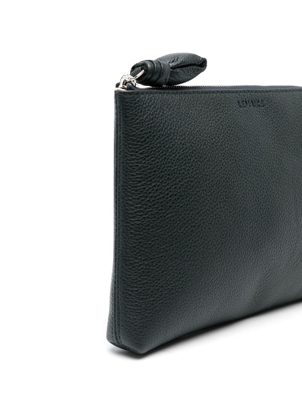 Lemaire logo-debossed Leather Makeup Bag - Farfetch