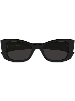 lenshop on X: Saint Laurent has had a strong influence on trends in both  fashion and the wider socio-cultural landscape. Sunglasses with oversized  cat-eye frames in acetate, with nylon lenses and a