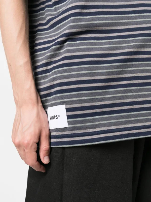 WTAPS Striped Cotton T-shirt - Farfetch