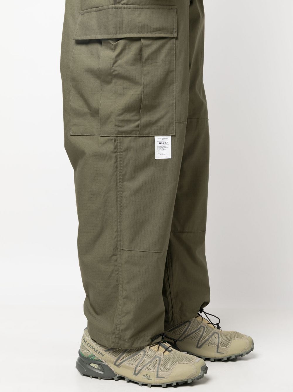 WTAPS straight-leg Cotton Cargo Trousers - Farfetch