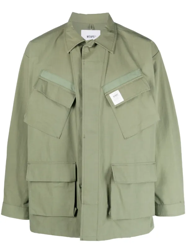 WTAPS patch-pockets long-sleeve Jacket - Farfetch