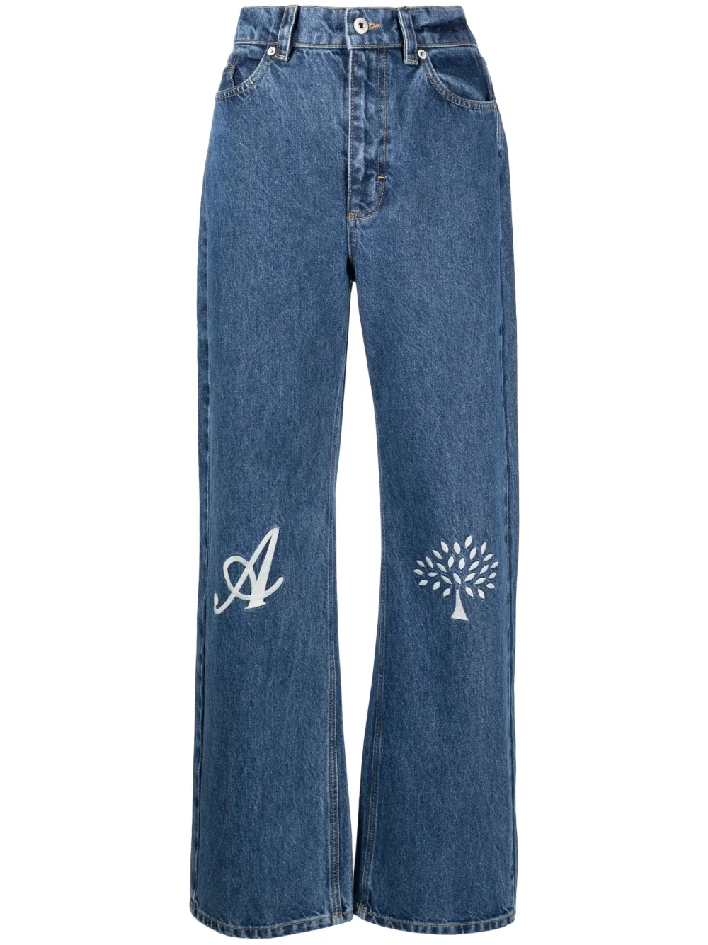 Mulberry x Axel Arigato straightleg Jeans Farfetch