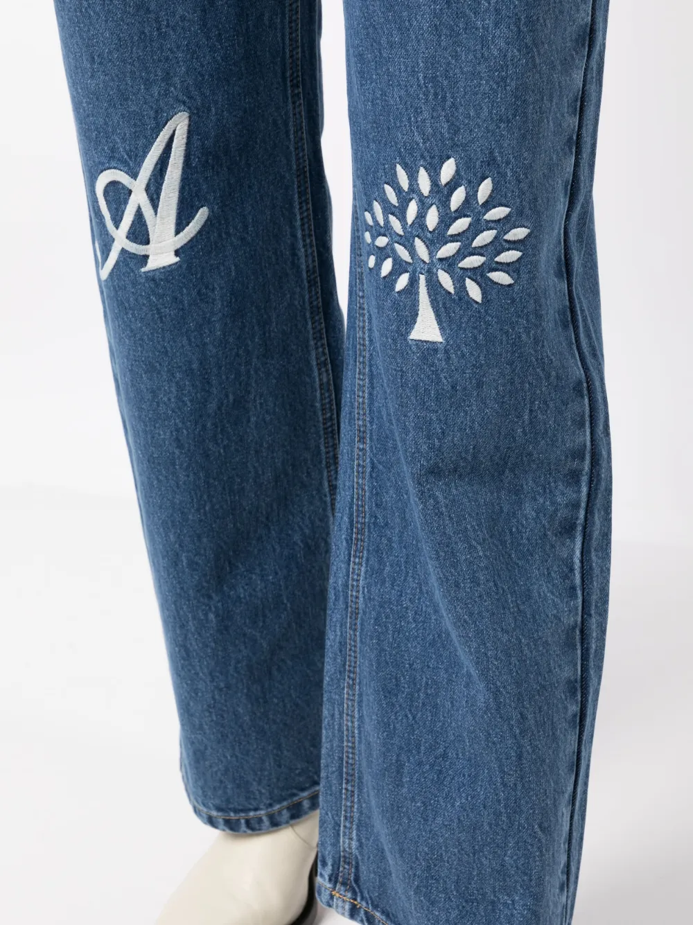 Mulberry x Axel Arigato straightleg Jeans Farfetch