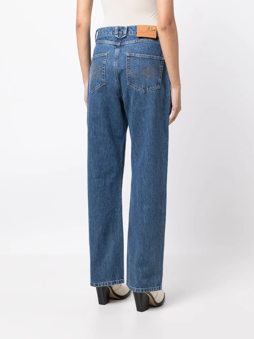 Mulberry x Axel Arigato straightleg Jeans Farfetch