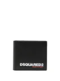 DSQUARED2 logo-debossed bi-fold wallet - Black