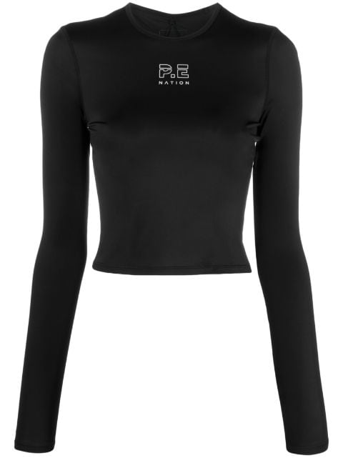 P.E Nation Dedication long-sleeve top