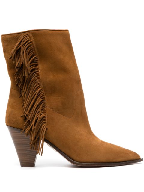 Aquazzura Marfa 70mm suede boots Women