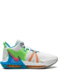 Nike Lebron Witness VII ""Grey Fog/Cobblestone/Laser Blue/Hyper Pink"" sneakers