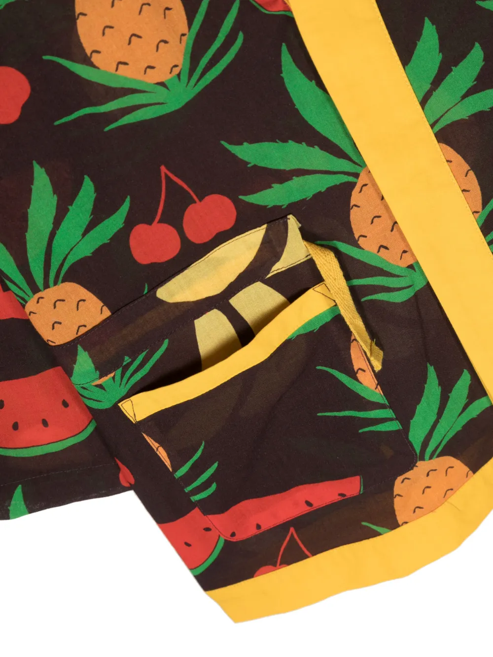  Mini Rodini Fruit-print Cardigan - Brown 