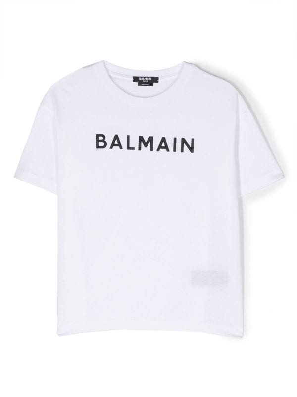 Balmain Kids logo-print Detail T-shirt - Farfetch