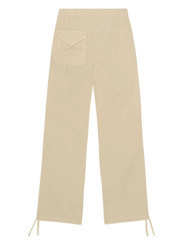 GANNI ドローストリング ストレートパンツ | ニュートラル | FARFETCH JP