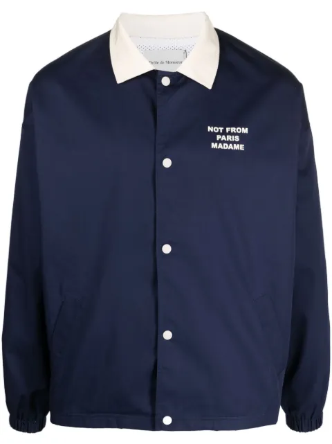 Drôle De Monsieur "Not from Paris Madame" lightweight jacket