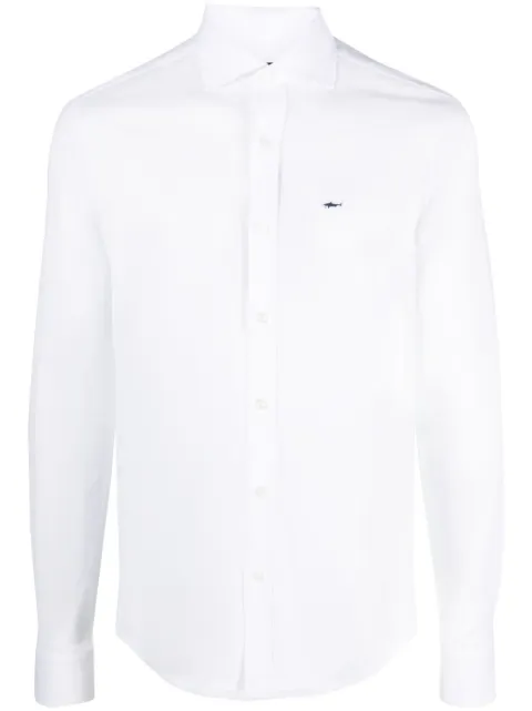 Paul & Shark linen long-sleeve shirt