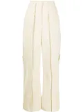 Christopher Esber Cocosolo straight-leg cotton trousers - Neutrals