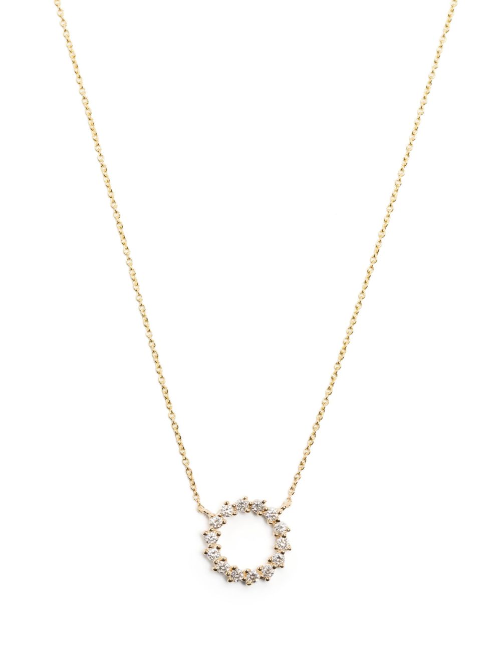 14kt yellow gold Vivienne Lily diamond necklace