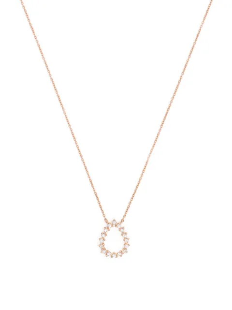 Dana Rebecca Designs 14kt rose gold Vivienne Lily Teardrop diamond necklace