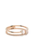 Dana Rebecca Designs 14kt rose gold Alexa Jordyn Double-Row diamond ring