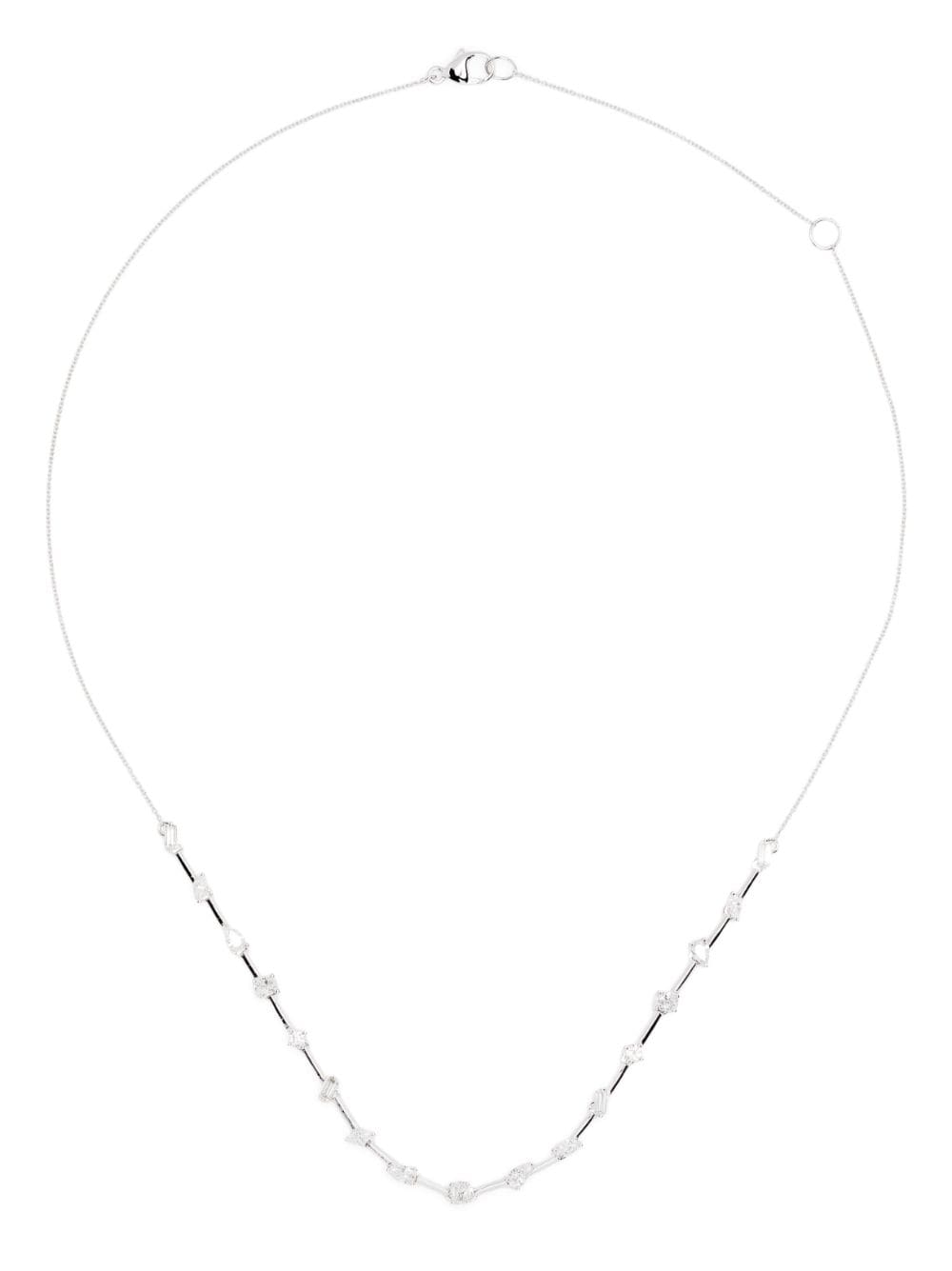 14kt white gold Alexa Jordyn diamond necklace