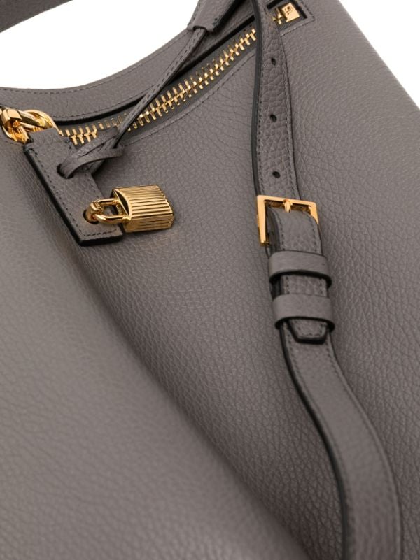 Alix leather clutch bag