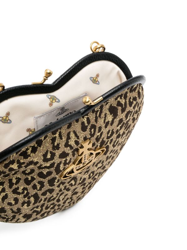 Vivienne Westwood Heart leopard-print Crossbody Bag - Farfetch