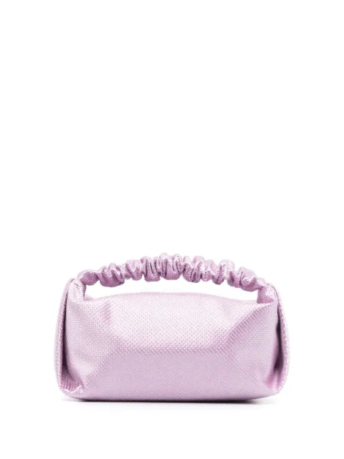 Mini sac Scrunchie à ornements en cristal - Alexander Wang - Modalova